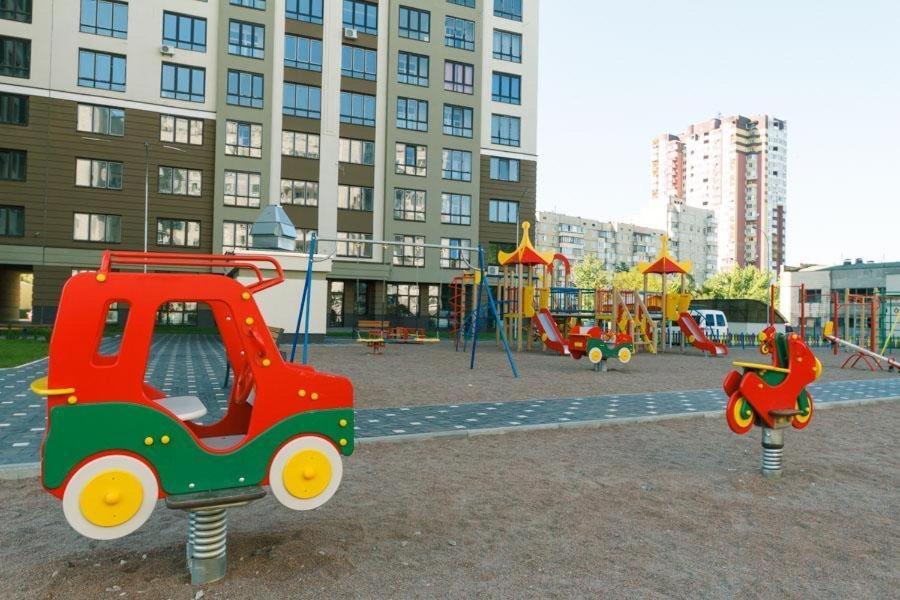 Видовая На 25 Этаже Kijów Zewnętrze zdjęcie